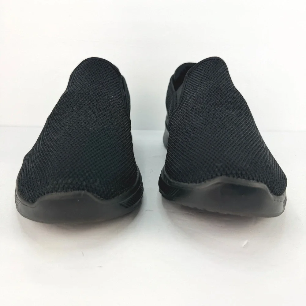 Skechers Mens 10.5 Equalizer 3.0 Sumnin Relaxed Fit Bluecore Black Slip On Shoes